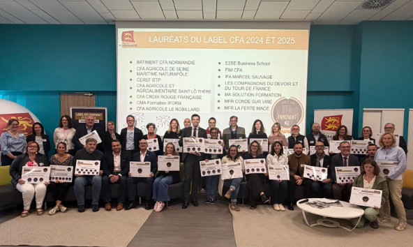 Lauréats du Label CFA Innovant et Durable normand