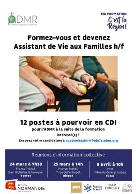 Assistant de Vie aux Familles h/f