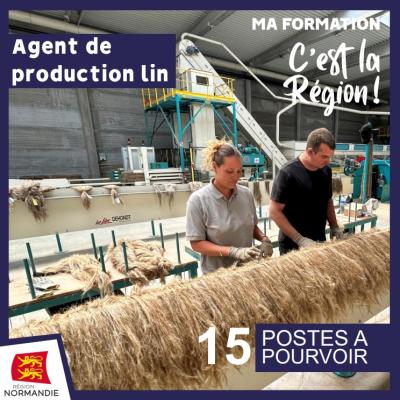 agent de ligne de production du lin